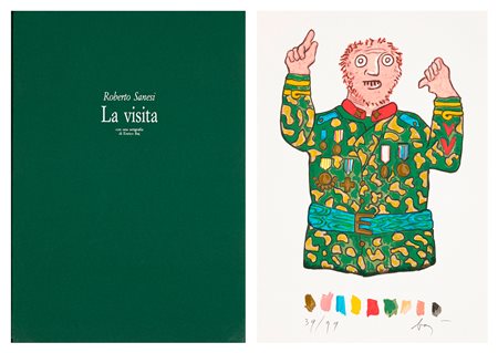 ENRICO BAJ (1924-2003) - La visita, 1992/1994