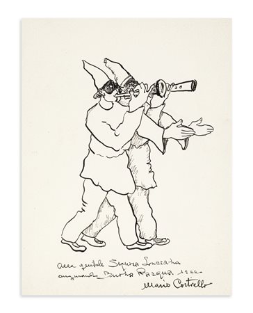 MARIO CORTIELLO (1907-1982) - Senza Titolo, 1966