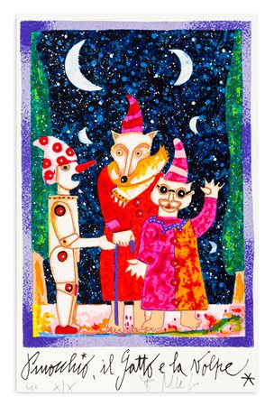 FRANCESCO MUSANTE (1950) - Pinocchio, il Gatto e la Volpe