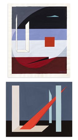 GIULIANA TRAVERSO -Lotto unico di 2 opere