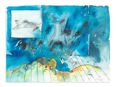 ROBERT CARROLL (1934-2016) - Forest rain