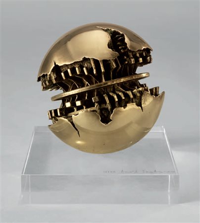 ARNALDO POMODORO (N. 1926) Sfera titolo, firma e numerazione “Sfera” Arnaldo...