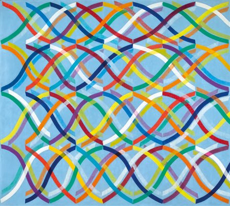 PIERO DORAZIO (1927-2005) Tira e molla firma, titolo e data Piero Dorazio...