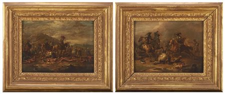 Pittore nordico operante in Italia, fine del secolo XVIII-inizio XIX

Scene di