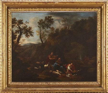 Scuola romana del secolo XVII

Storie della vita di Noè
Olio su tela, cm 60x75,