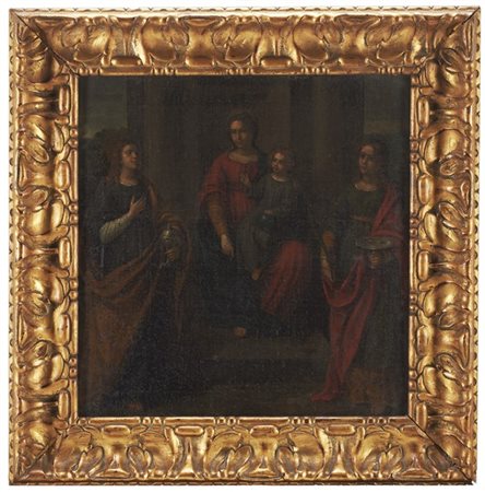 Cerchia di Alessandro Turchi

Madonna con Bambino, Santa Lucia e Maria Maddalen