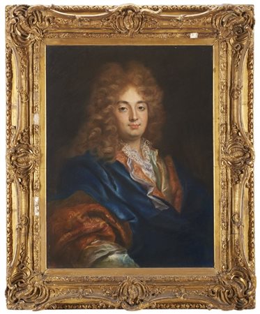 Scuola francese del secolo XVIII

Ritratto di gentiluomo 
pastello su carta, cm