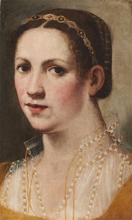 Maestro toscano del secolo XVI

Ritratto di dama
olio su carta applicato su tav