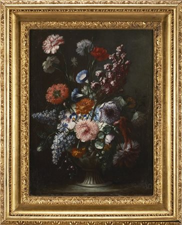 Scuola fiamminga del secolo XVII

Vasi di fiori
Coppia di dipinti ad olio su te