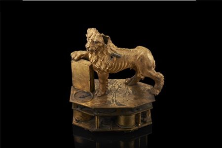 Johann Ott Halleiker Importante orologio da tavolo in otto