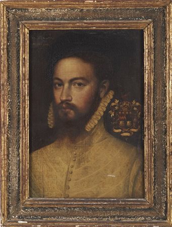 Maestro del nord Europa del XVI secolo

Ritratto virile
Olio su tavola, 
Iscrit