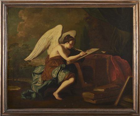 Scuola della fine del secolo XVIII-inizio XIX

Angelo scrivente
Olio su tela, c