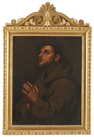 Scuola della fine del secolo XVII-inizio secolo XVIII

San Francesco
Olio su te