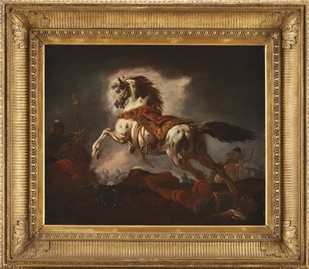 Scuola veneta della fine del secolo XVIII 

Cavaliere disarcionato in battaglia