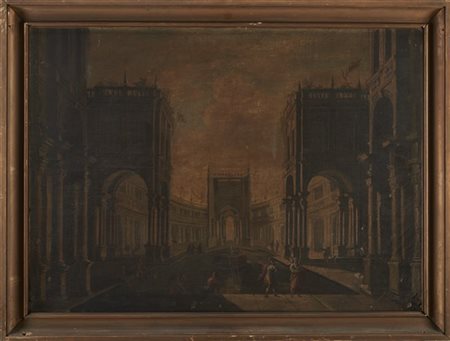 Scuola della fine del secolo XVII-inizio secolo XVIII

Capriccio architettonico