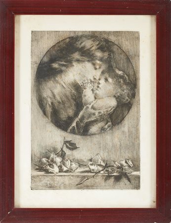 Luigi Conconi Amor Materno
acquaforte mm 325x225
M. Bianchi, G. Ginex no. 43.
In