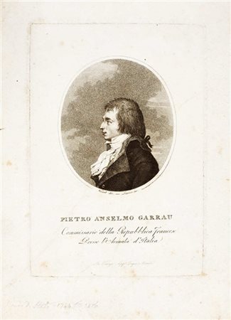Lotto composto da:

Francesco Lasinio Pietro Anselmo Garrau, commissario della