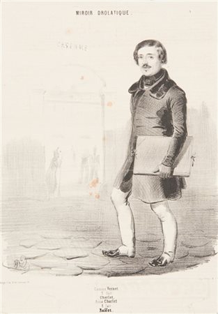 Honoré Daumier e altri artisti

Lotto di quindici litografie caricaturali per g
