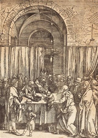 Albrecht Durer Il rifiuto dell'offerta di Gioacchino
dalla serie Vita della Verg