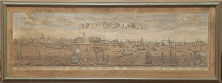 Impressa da Geremia Wolff

 (1633-1724) Venezia
acquaforte acquerellata mm 380x