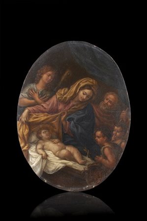 Scuola romana della fine del secolo XVIII-inizio XIX

Natività con San Giovanni