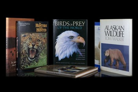 [CACCIA] Lotto di sei volumi prevalentemente inerenti la fauna americana e la c