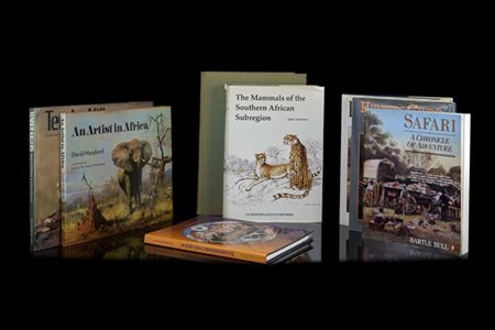 [CACCIA] Lotto composto da otto volumi prevalentemente inerenti la caccia nel c