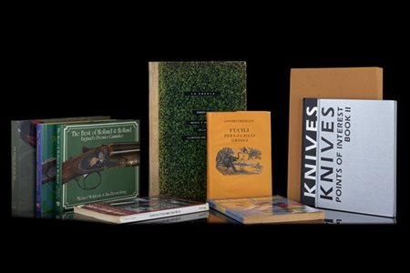 [CACCIA] Lotto composto da dieci volumi inerenti i fucili e i coltelli da cacci