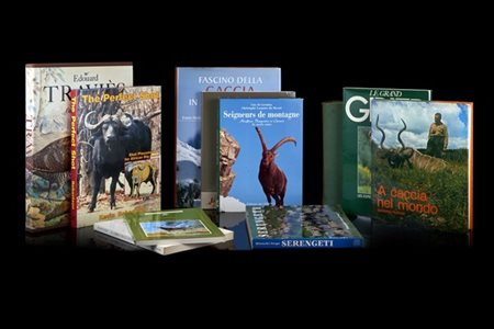 [CACCIA] Lotto composto da undici volumi prevalentemente inerenti la caccia (di