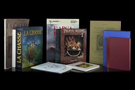 [CACCIA] Lotto composto da undici opere dedicate alla caccia (difetti)