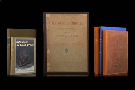 [CACCIA] Lotto di 6 volumi del tardo XIX inizi XX secolo dedicati alla caccia.