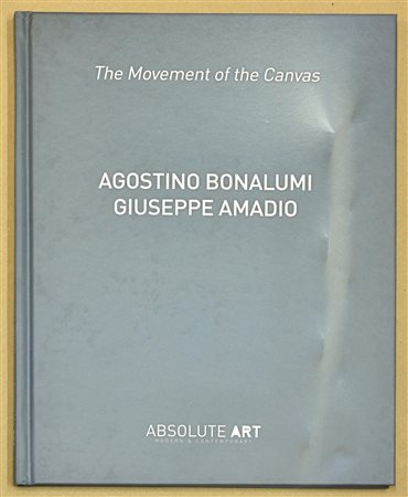 THE MOVEMENT OF THE CANVAS AGOSTINO BONALUMI GIUSEPPE AMADIO catalogo a cura...