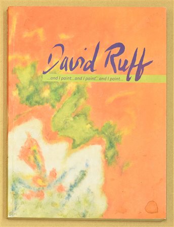 MONOGRAFIA DAVID RUFF a cura di Francesco Poli, anno 2008 cm 25x18