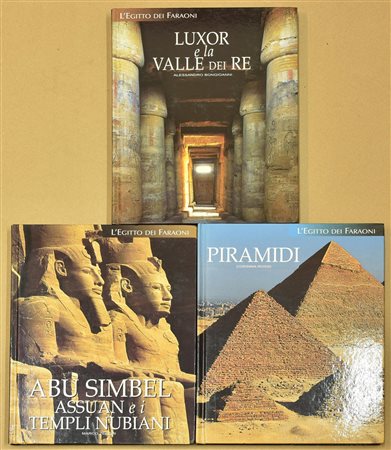 LOTTO DI 3 LIBRI SULL'EGITTO ANTICO - Piramidi a cura di Corinna Rossi -...
