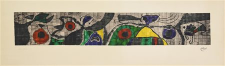 Joan Miro' TERRE DE GRAND FEU (CERAMIQUE MURALE POUR LE LABYRINTHE DE LA...