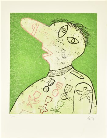 Enrico Baj IL CONTE SUWAROV RYMNISKY DURANTE LA CAMPAGNA DI RUSSIA...