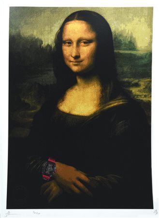 NYC DEATH MONA LISA RICHARD MILLE serigrafia, cm 45x32; es. AP firma, data e...