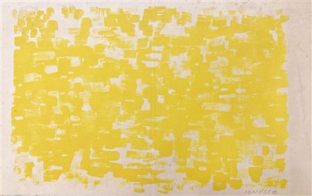 Nicolas Jonesco SENZA TITOLO serigrafia, cm 28,5x45,5; es. non numerato firma