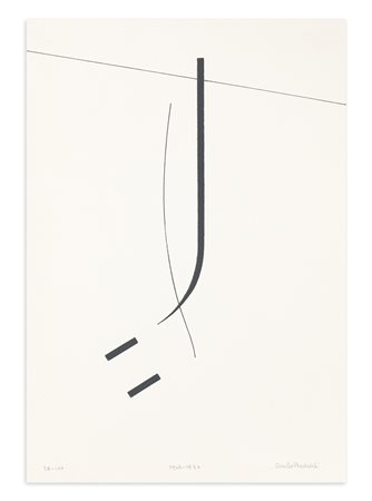 CARLA BADIALI (1907-1992) - Tavola N.5 (Le vent se leve), 1942/1983