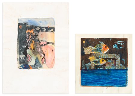 GIANCARLO MASINI (1938-1997) - Lotto unico di 2 opere