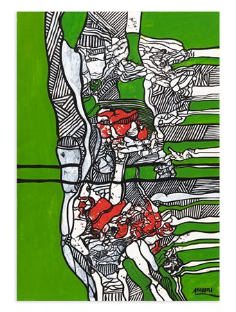 AGENORE FABBRI (1911-1998) - Senza Titolo, anni '70