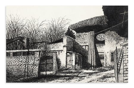 MARIO FOSSATI (1918-1999) - Brianza. Canonica. Villa Taverna - retro, 1988