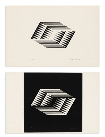 ROCCO BORELLA (1920-1994) - Lotto unico di 2 litografie