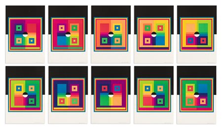 RAFFAELLO SOMAZZI (1946) - Lotto unico di 10 litografie