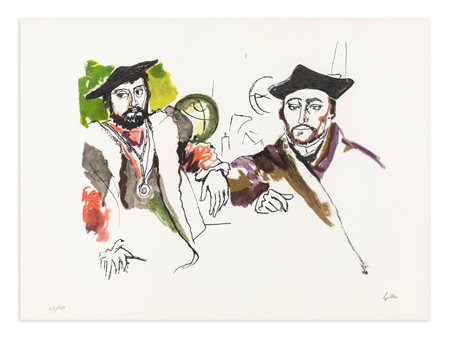 RENATO GUTTUSO (1911-1987) - Senza Titolo, 1982