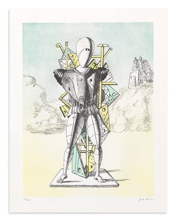 GIORGIO DE CHIRICO (1888 - 1978)  - Il trovatore, 1972