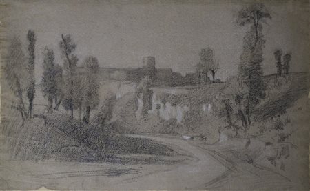 Paesaggio con rovine, 19°  secolo