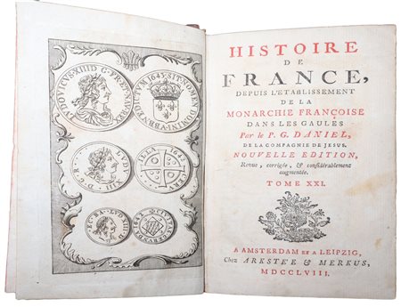 Gabriel  Daniel (1649-1728)  - Histoire de France, 1758