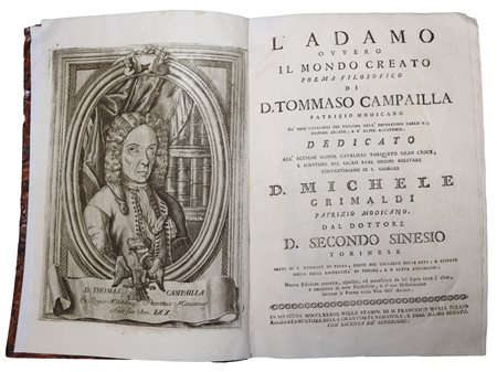 Tommaso  Campailla (Modica 1668-Modica 1740)  - L'Adamo ovvero il mondo creato, 1783
