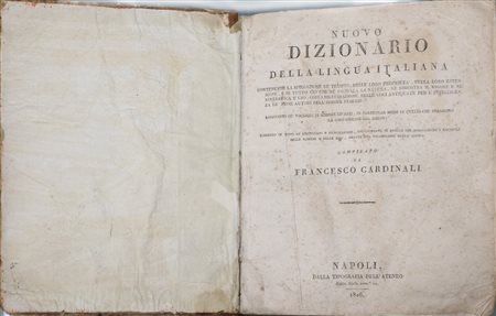 Francesco Cardinali - Nuovo dizionario della lingua italiana, 1826